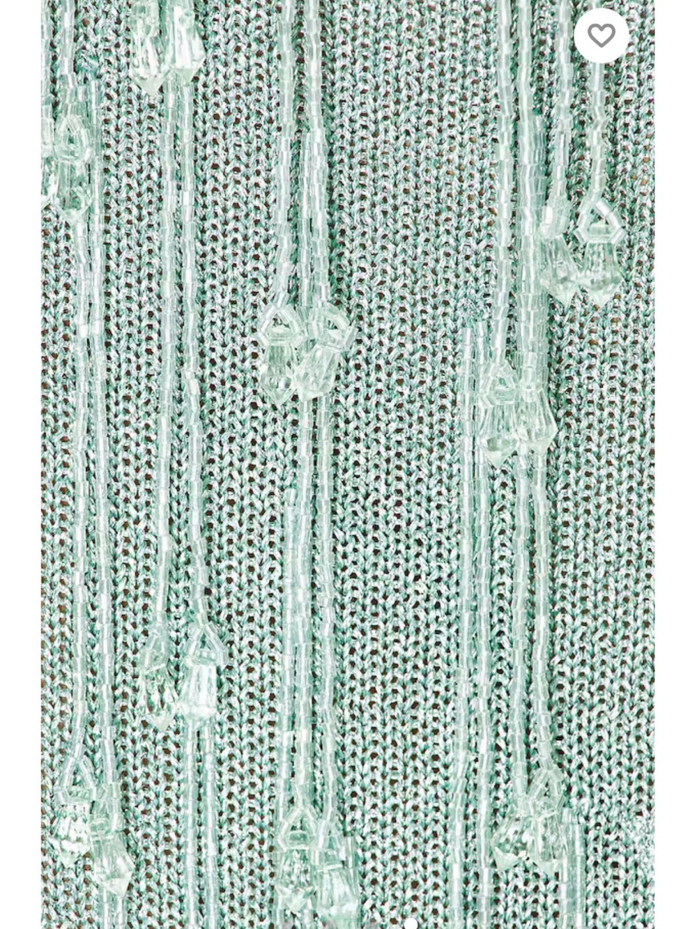 cult gaia Mint Beaded Fringe Midi Dress - Picture 6 of 6